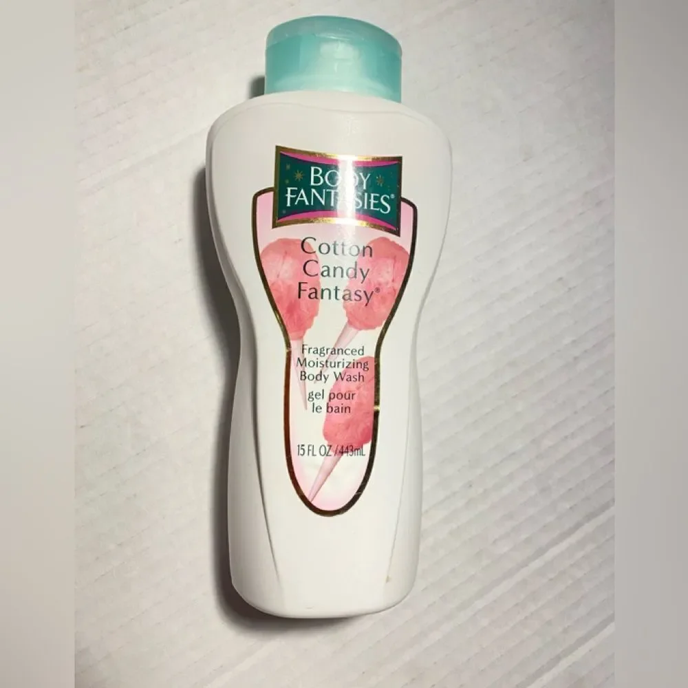 🛍️ Body Fantasies Cotton Candy Fantasy Fragranced Body Wash 15 Fl OZ💥